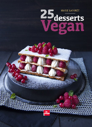 photo de couverture du livre 25 desserts vegan